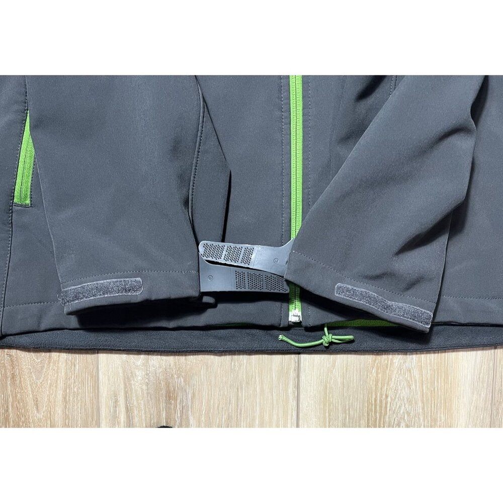 The North Face Soft Shell Hiking Fleece Lined Gray Jacket - Men Size XL - Picture 6 of 13